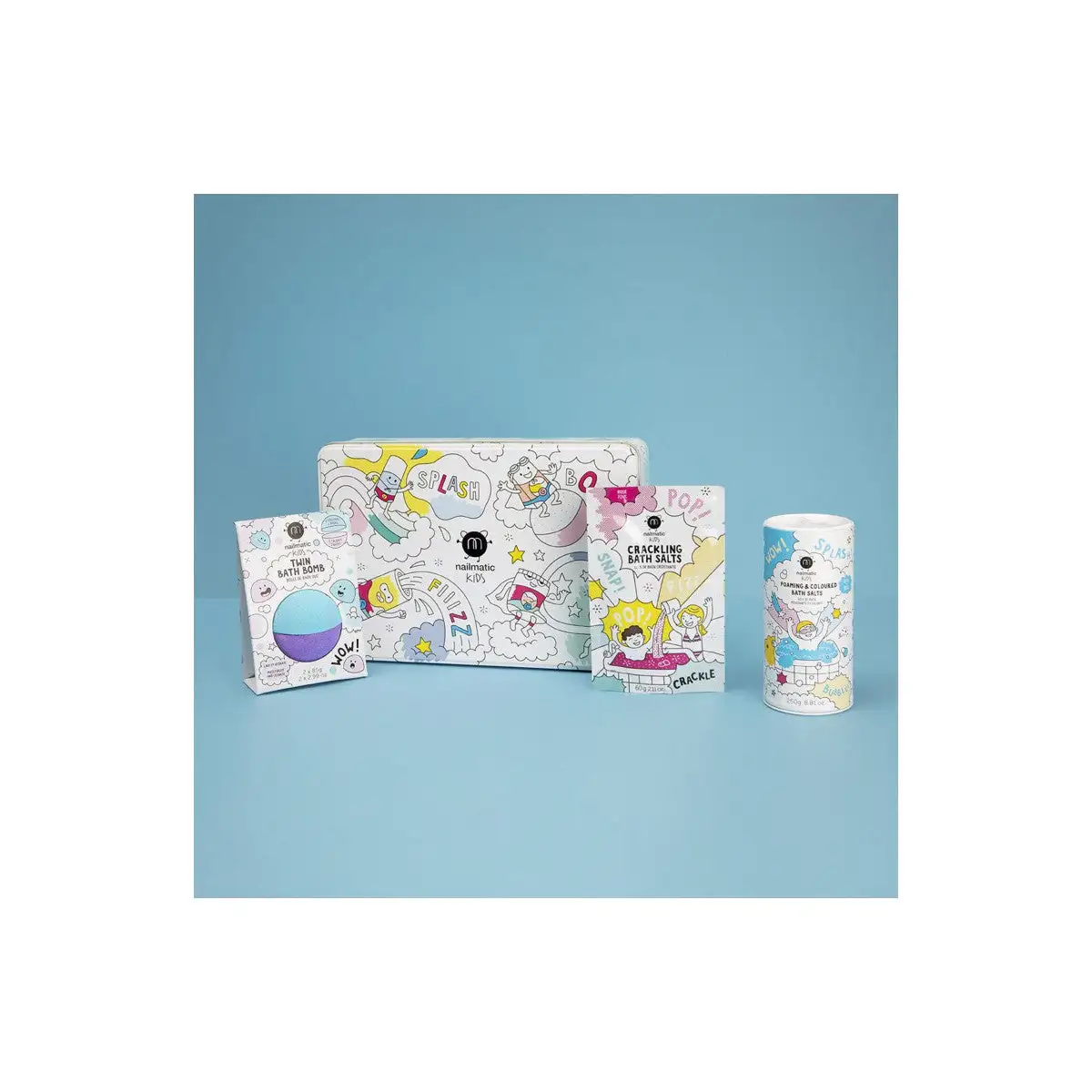 Blue Foam Bath Time Gift Box - Image 3