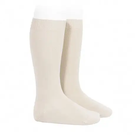 Linen high socks