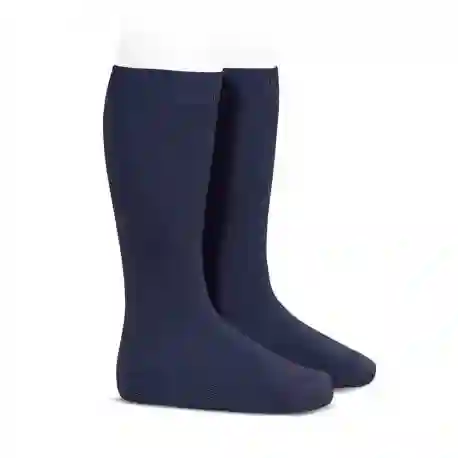 Navy high socks