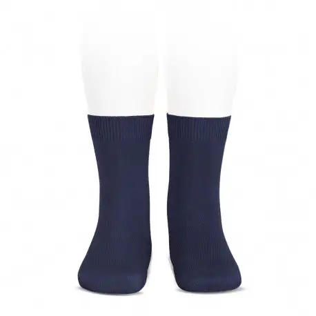 Navy low socks