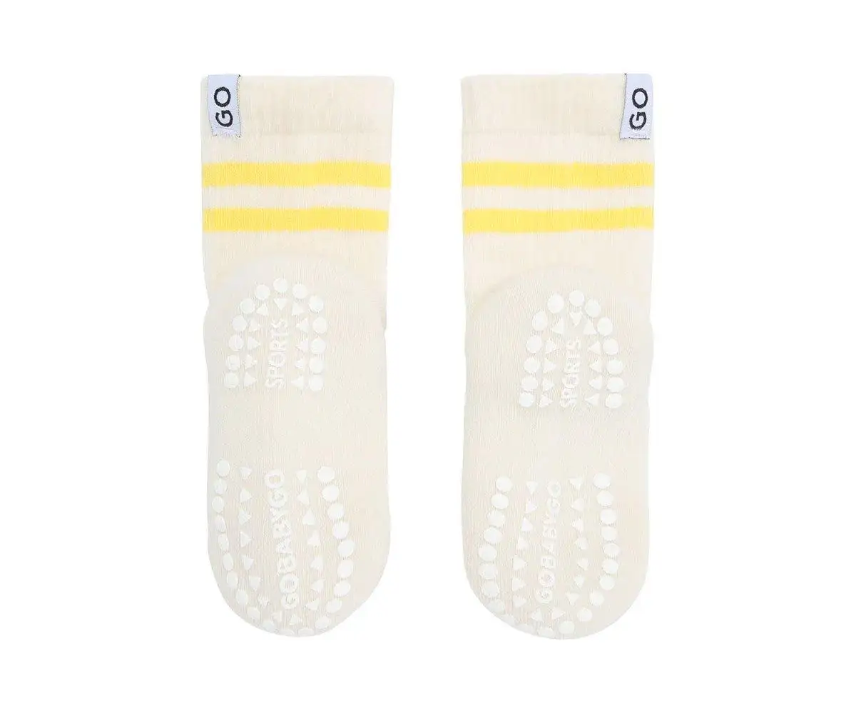 Sports Yellow Non-Slip Sole Socks - Image 2