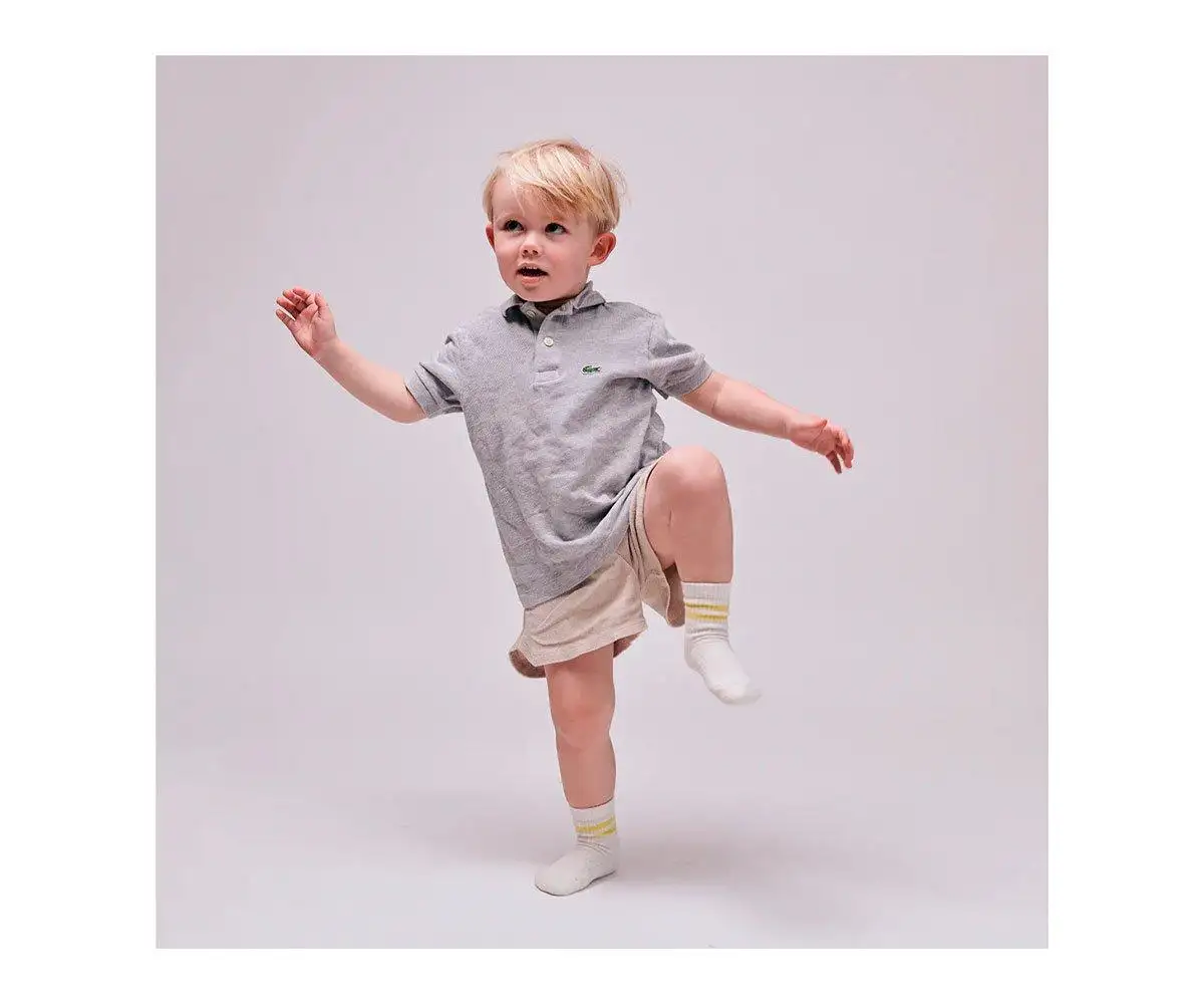 Sports Yellow Non-Slip Sole Socks - Image 3