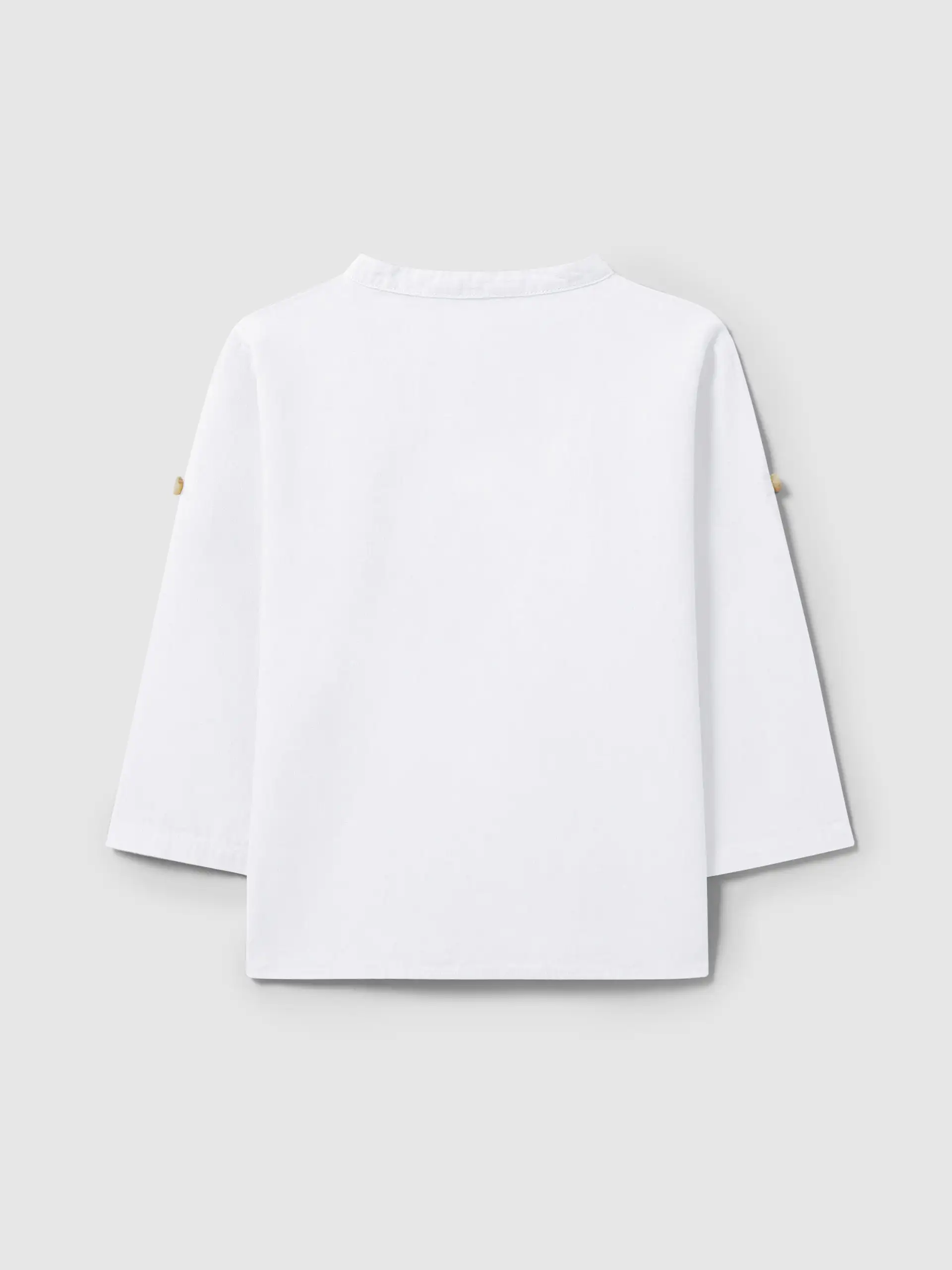 Camisa blanca cuello mao - Imagen 2