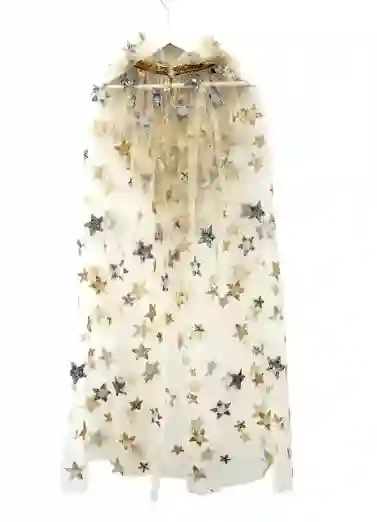 Stars embroidered cape