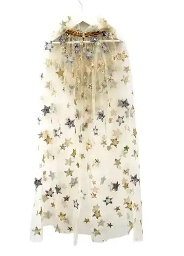 Stars embroidered cape