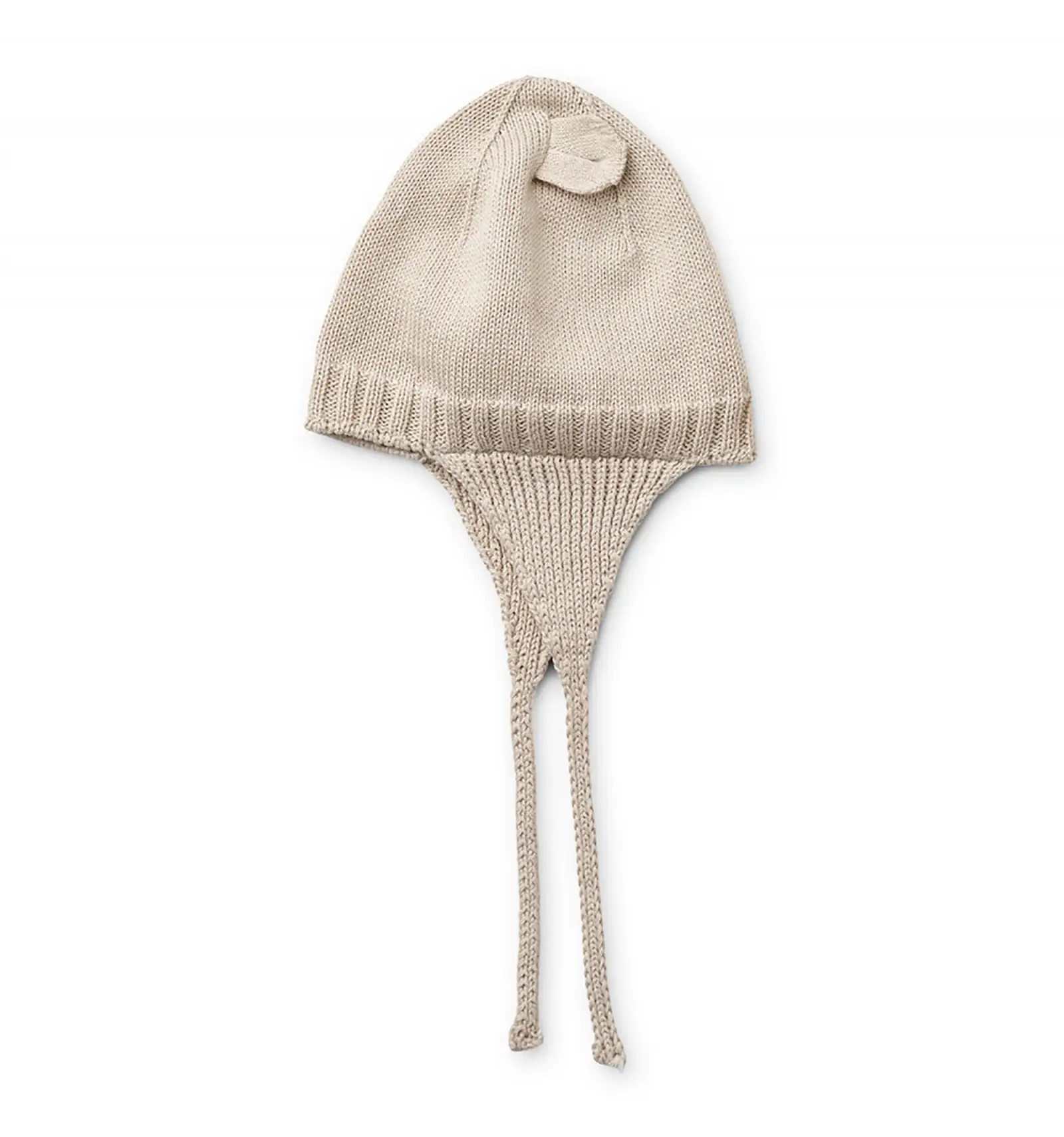 Baby hood with ears Beige - Image 2