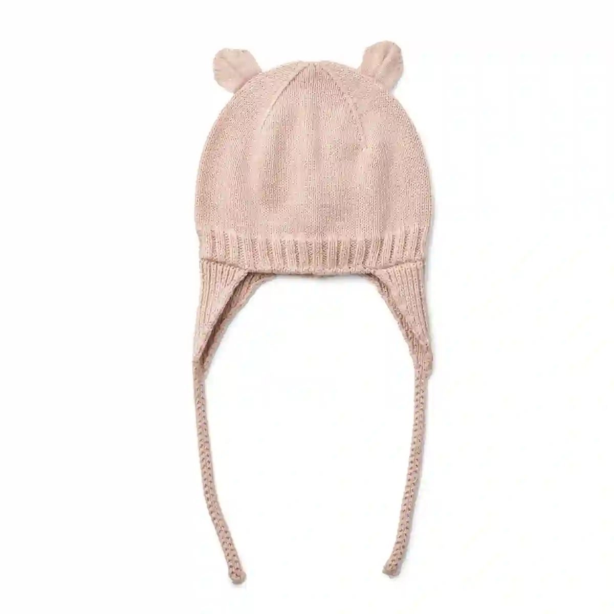 Baby bonnet with ears Pink