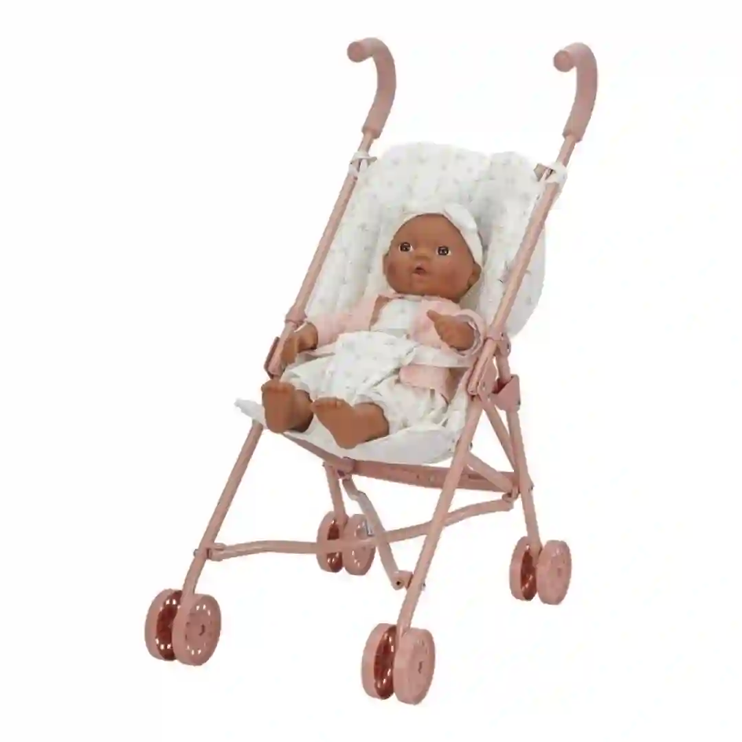 Carrito para muñecas de metal