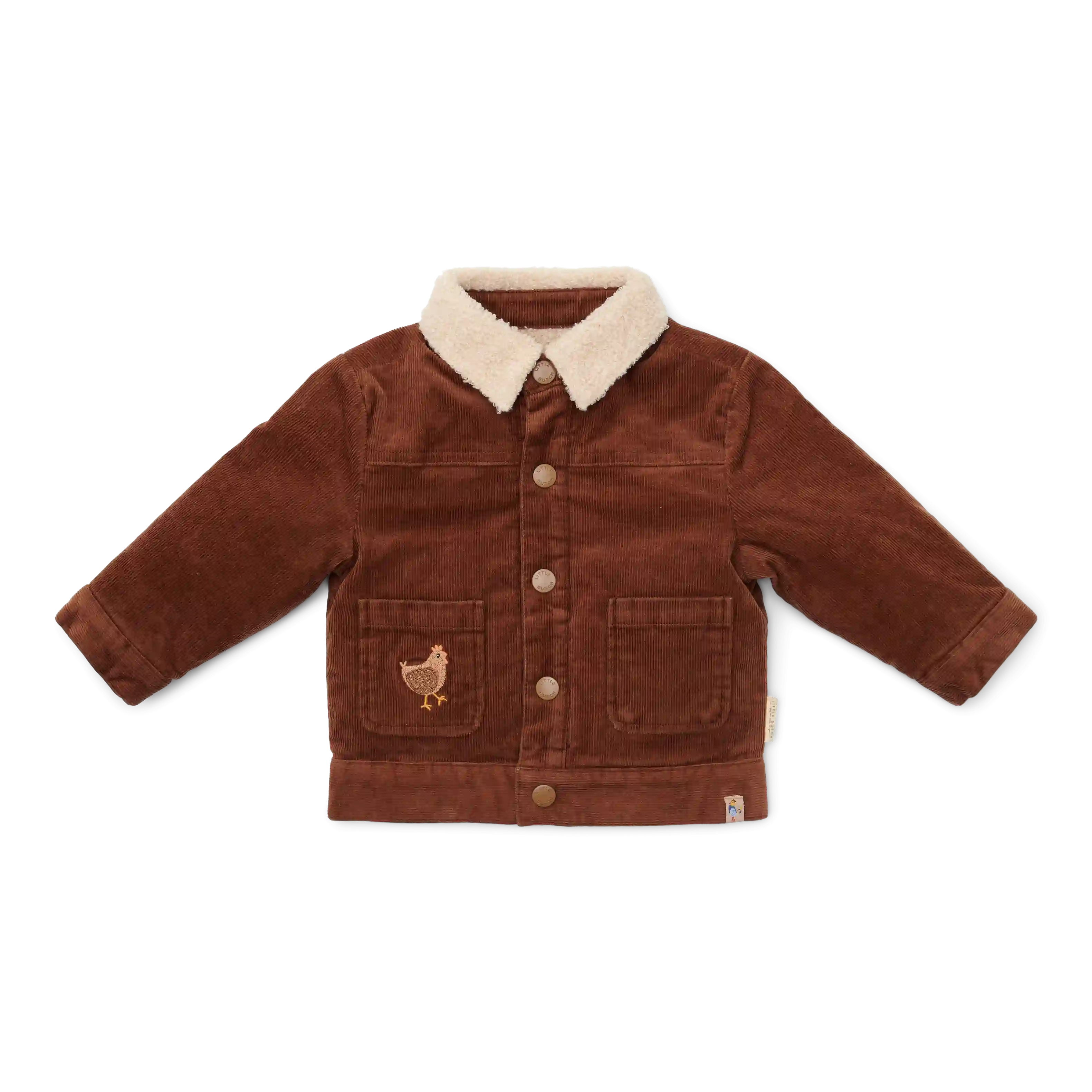 Chaqueta reversible Marrón / Arena