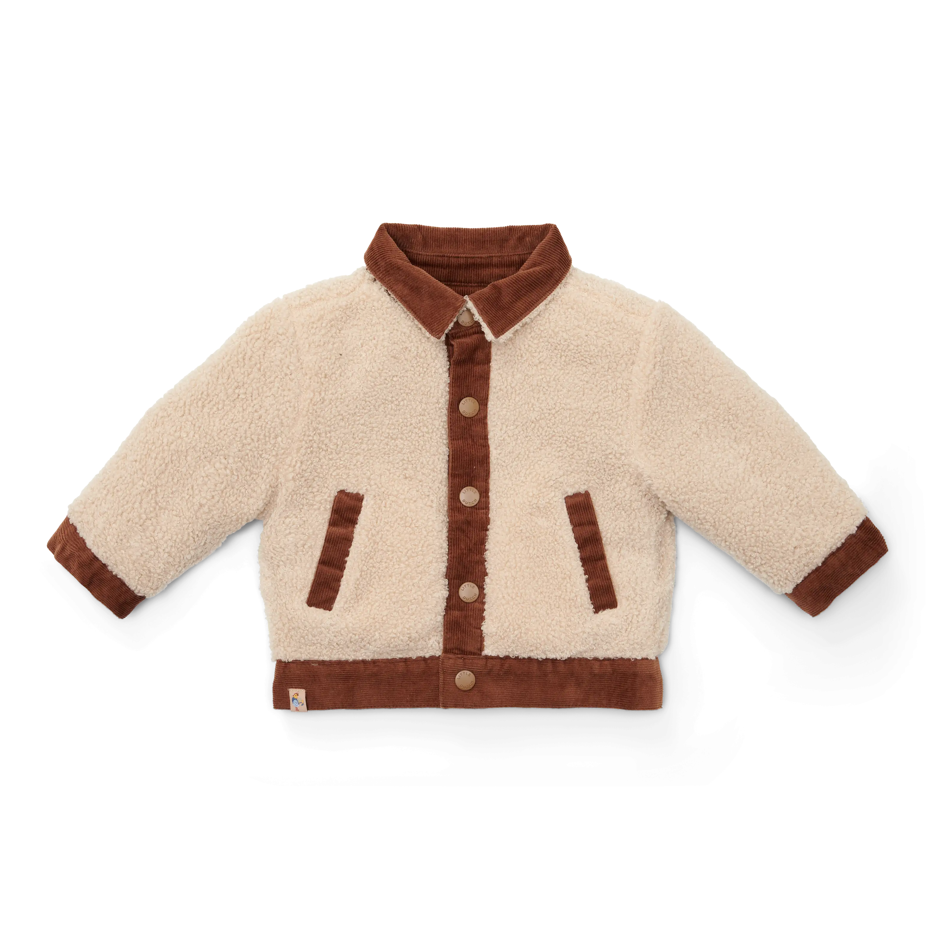 Brown / Sand reversible jacket - Image 4