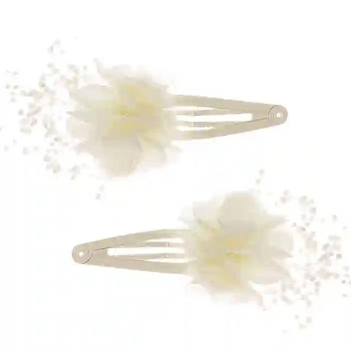 Raw bambula flower clip