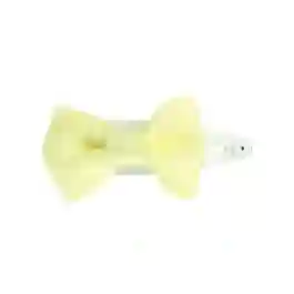 Mini yellow bow clip