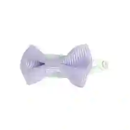 Mini purple bow clip