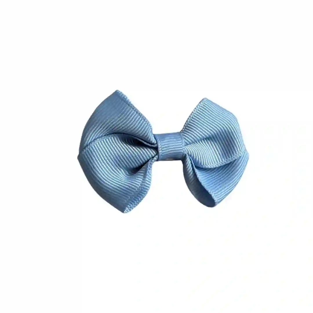 Clip pequeño lazo azul