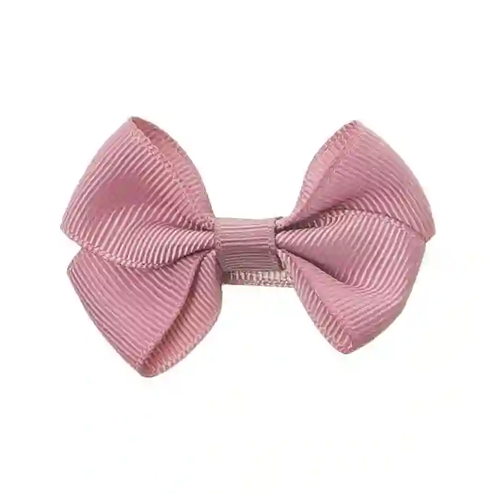 Small pink bow clip