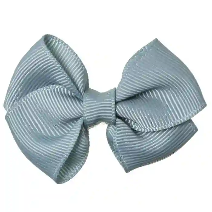 Small moss green bow clip