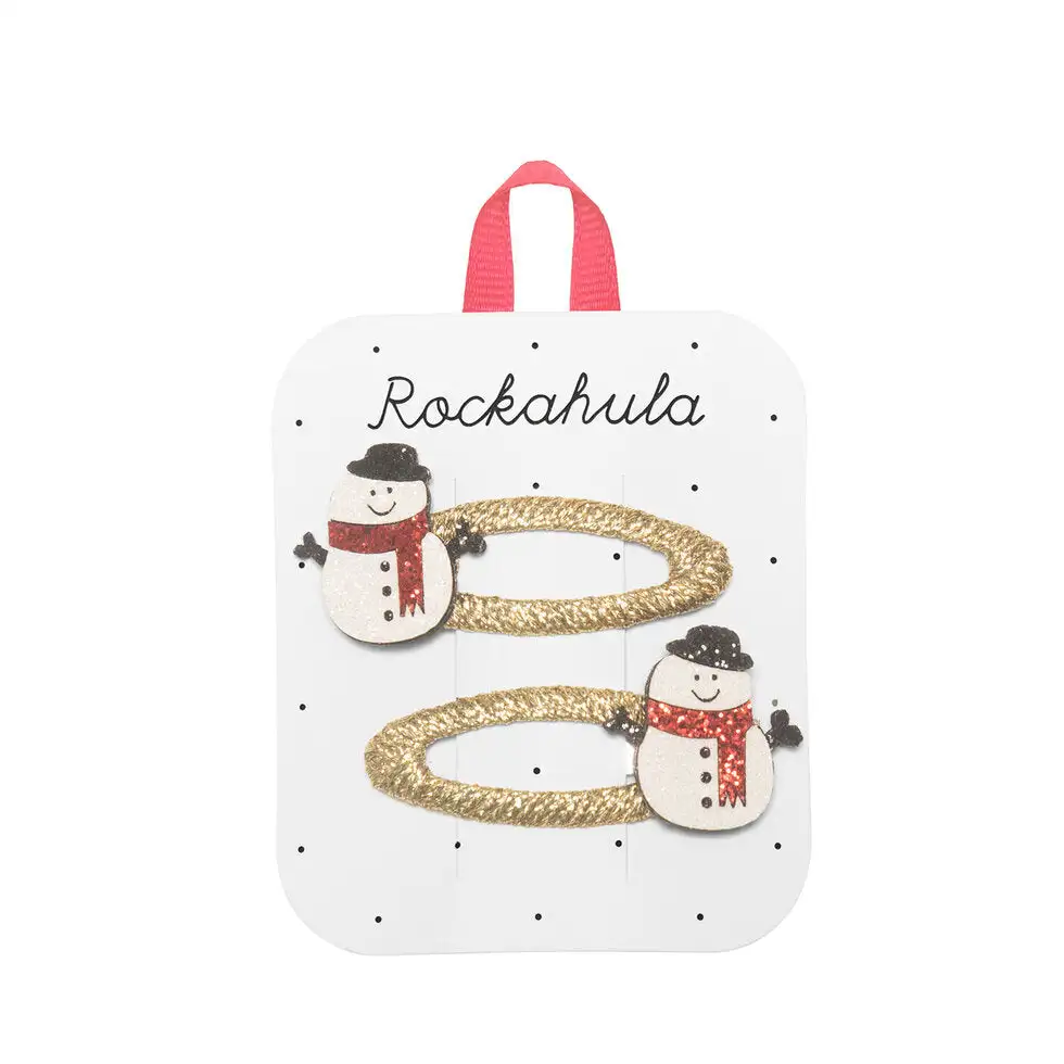 Clips Snowman Glitter