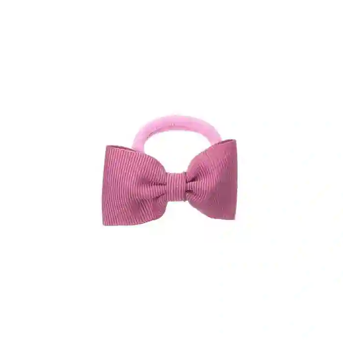 Large pink bow scrunchie