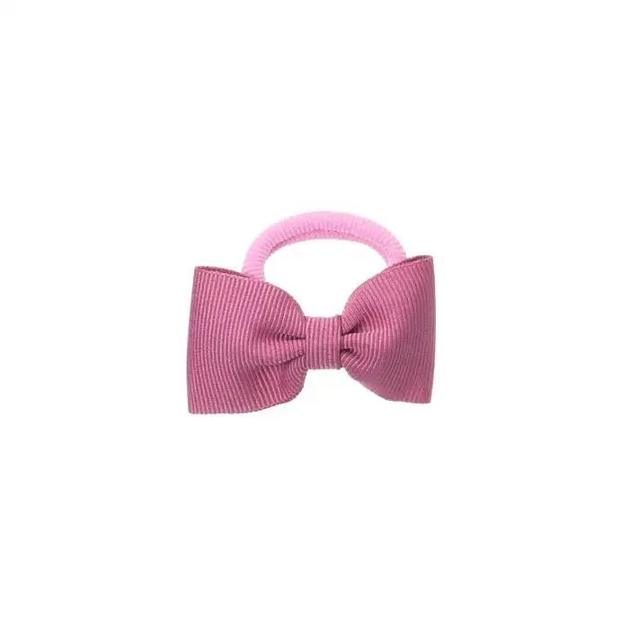 Large pink bow scrunchie
