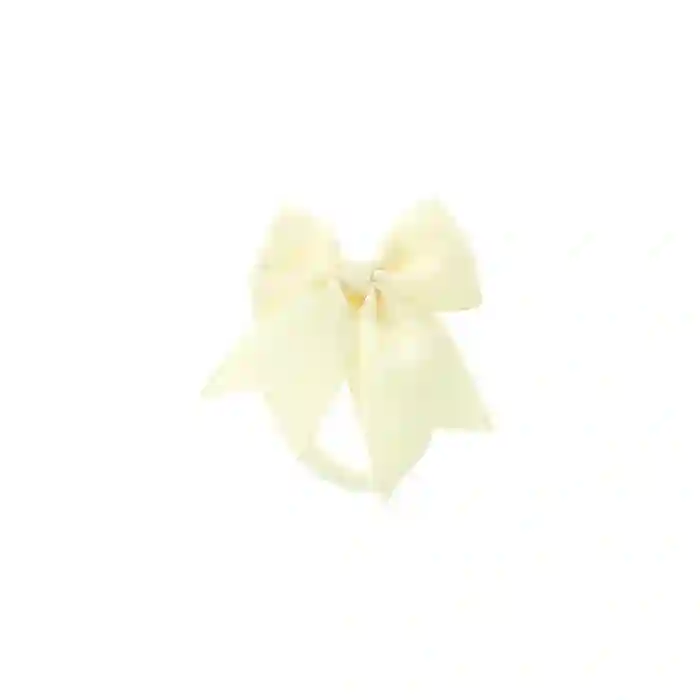 Small raw bow scrunchie