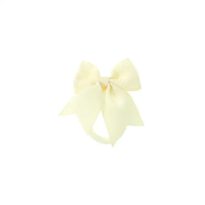 Small raw bow scrunchie