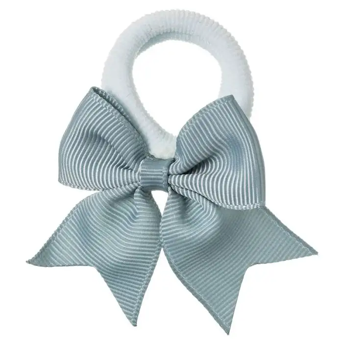 Small moss bow scrunchie