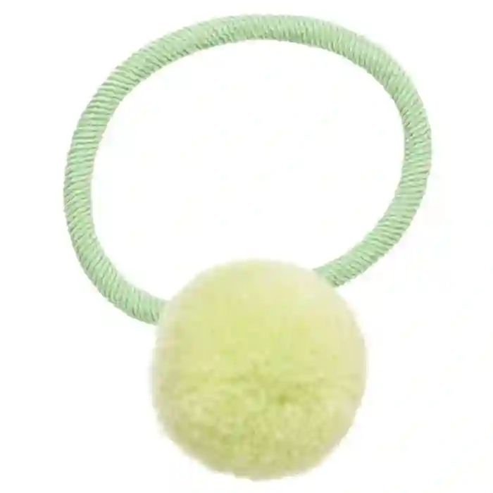 Coletero pequeño pompón verde