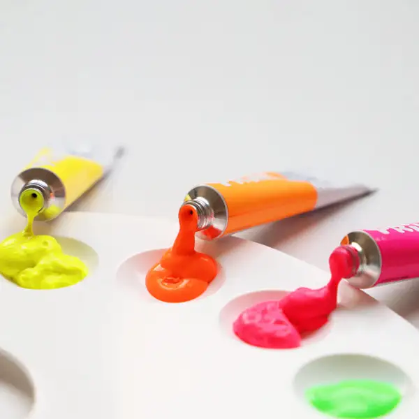 Special tempera colors 8 metallic and 4 fluorescent - Image 2