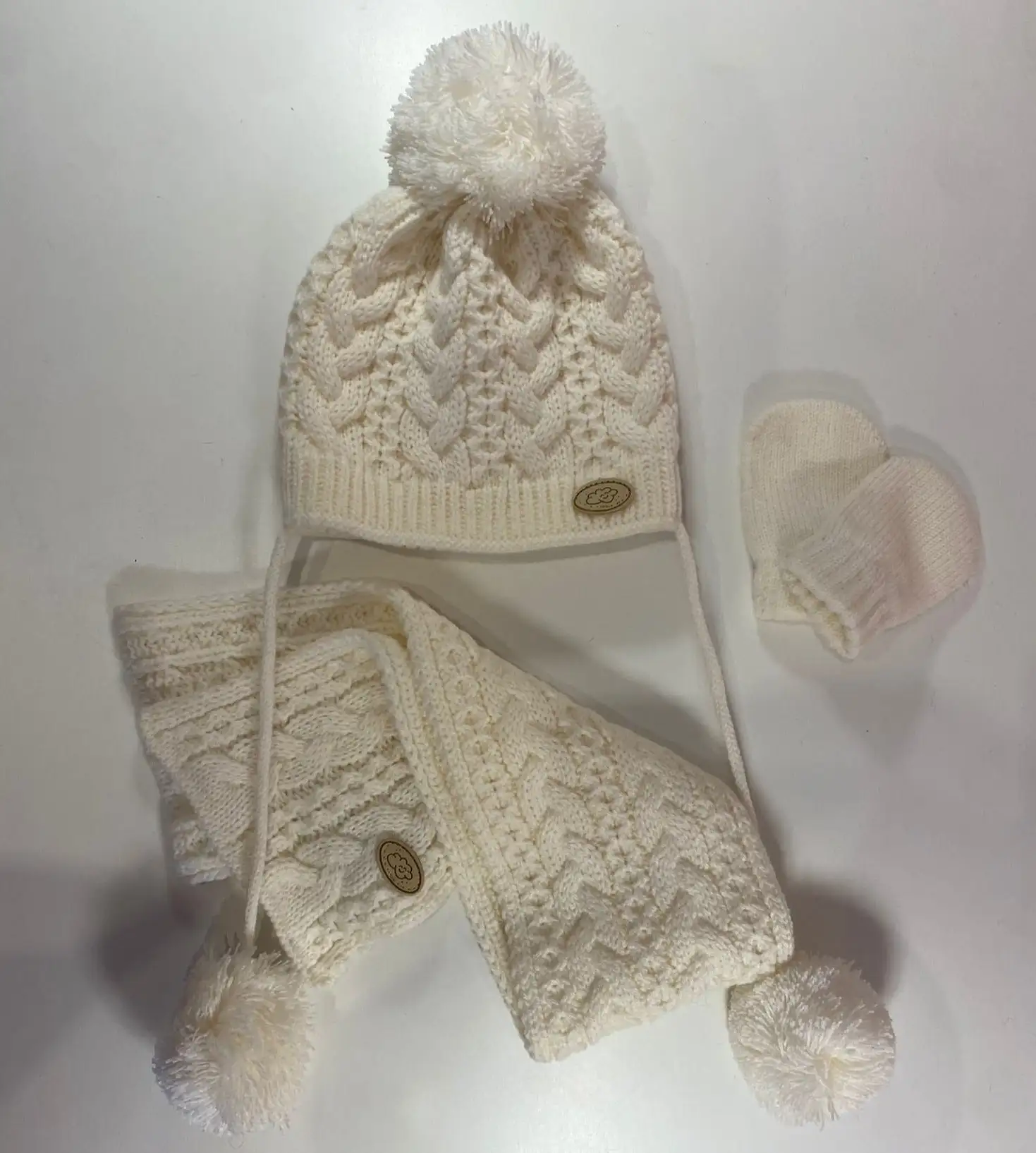 White 3-piece baby set
