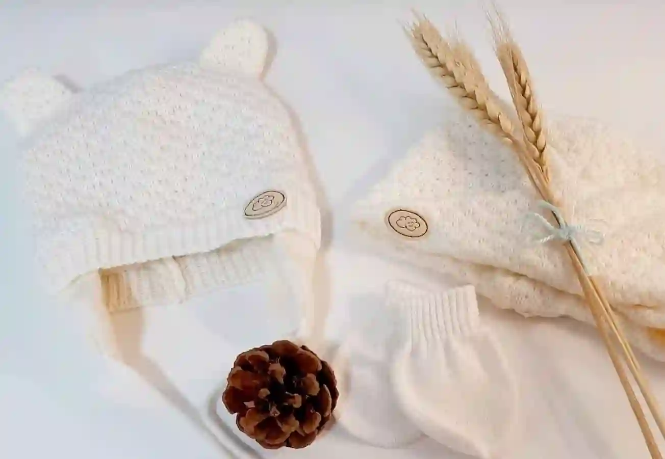 Conjunto bebé 3 piezas blanco