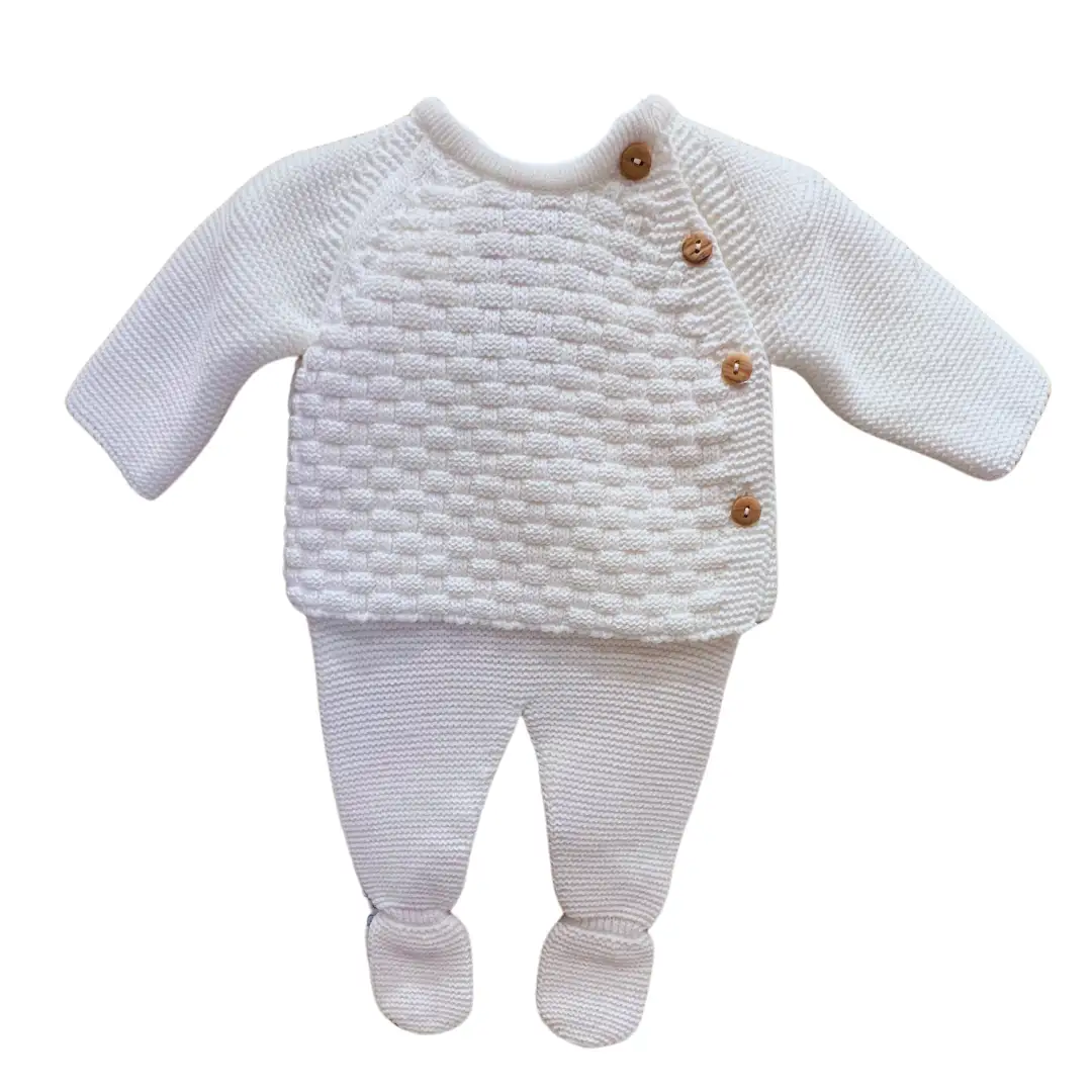 Long set 3 pieces White