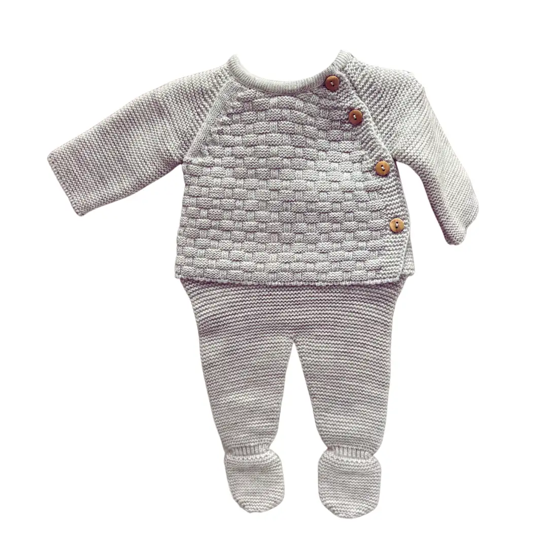 Long set 3 pieces Gray