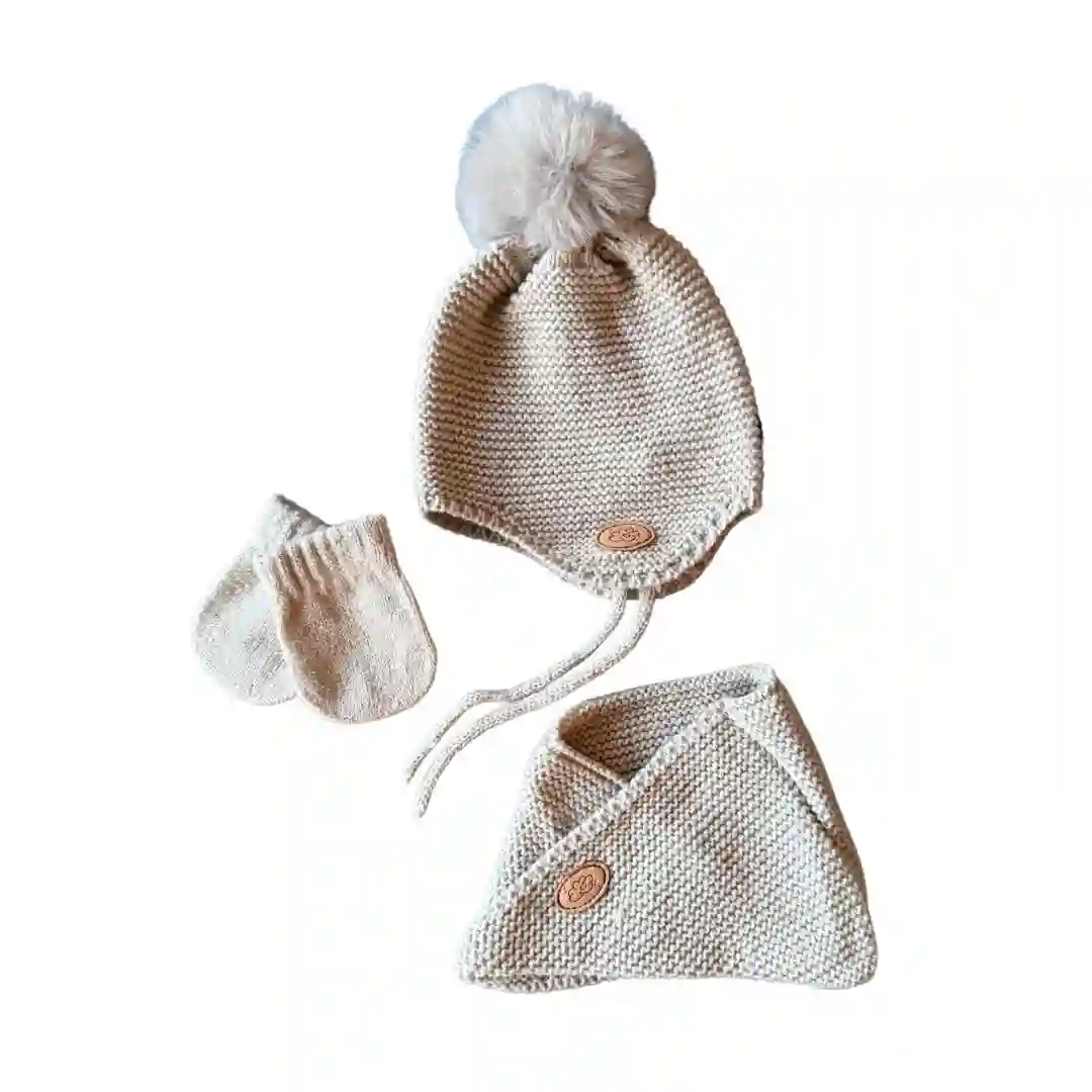 Gray Garter Stitch Set