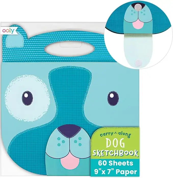 Dog drawing notebook