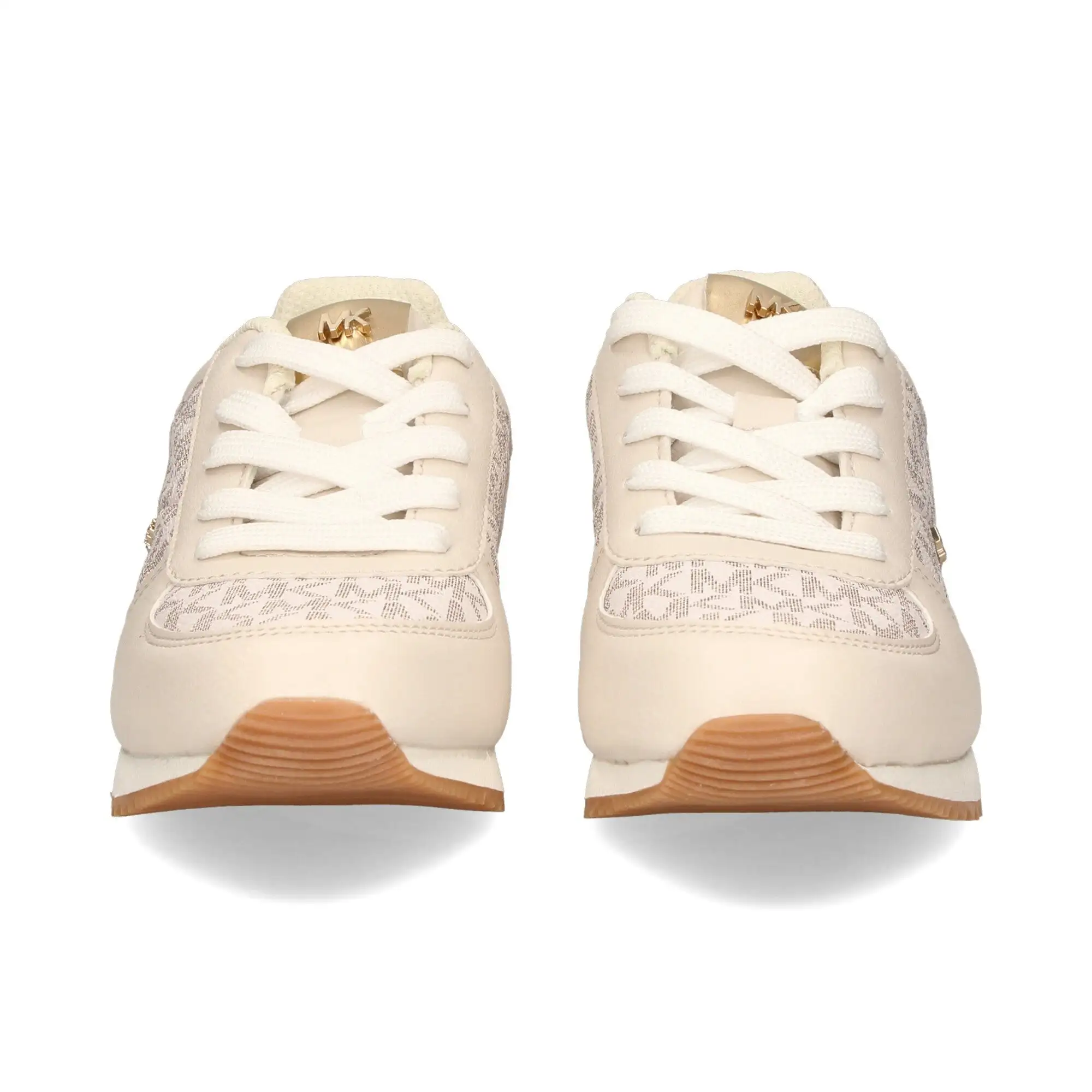 Michael Kors Vanilla and Gold Sneakers - Image 4
