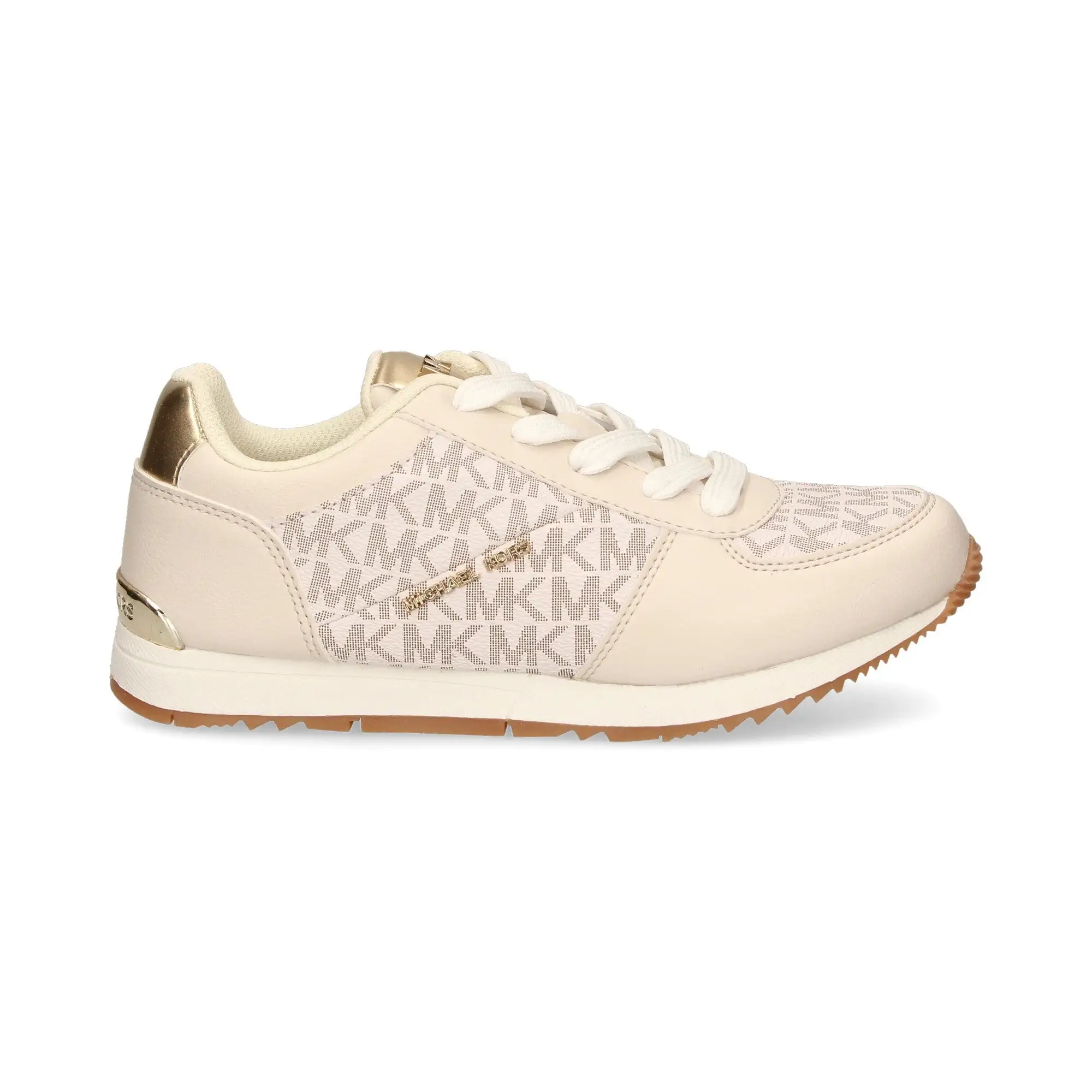 Michael Kors Vanilla and Gold Sneakers - Image 5