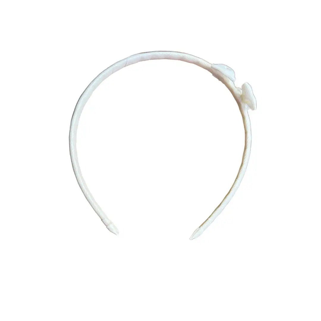 Diadema 2 lacitos mini blanco