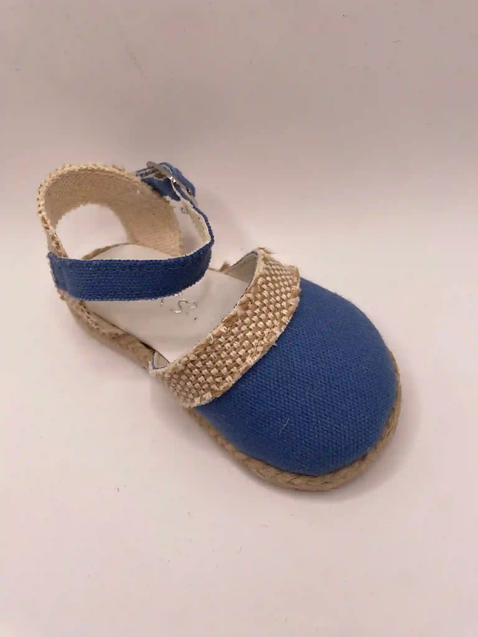 Esparteña Hebilla azul