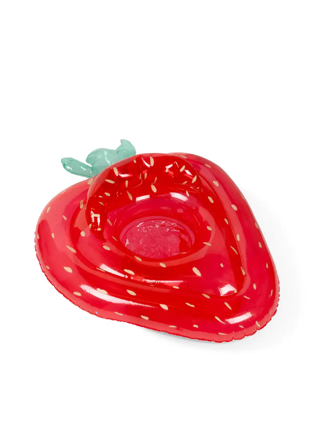 Float with strawberry backrest