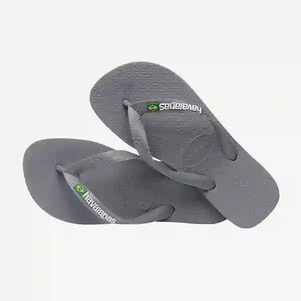 Havaianas Brasil Logo Gray