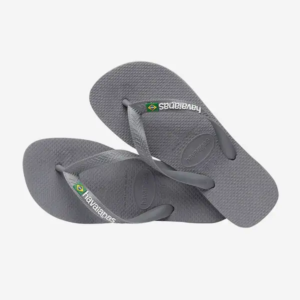Havaianas Brasil Logo Gray