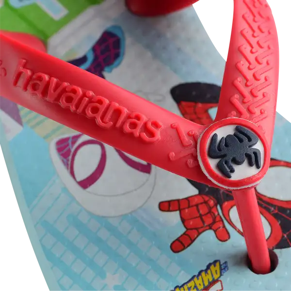 Havaianas Marvel Baby Red and Blue - Image 2