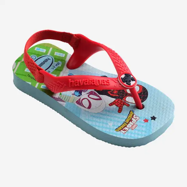Havaianas Marvel Baby Red and Blue - Image 4