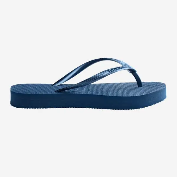 Havaianas Slim Plataforma Plana Azul - Imagen 4