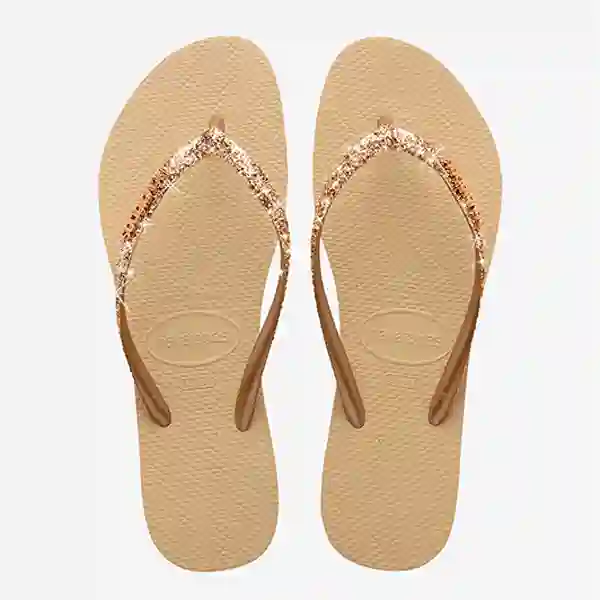 Havaianas Slim Glitter II Gold