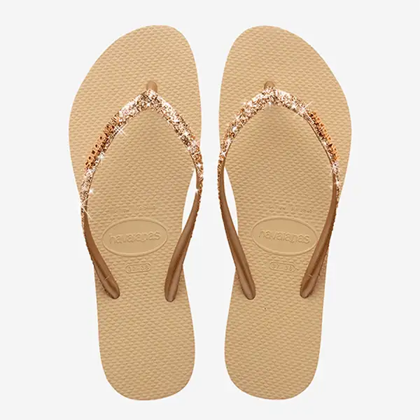 Havaianas Slim Glitter II Gold