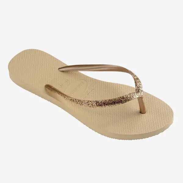 Havaianas Slim Glitter II Gold - Image 4
