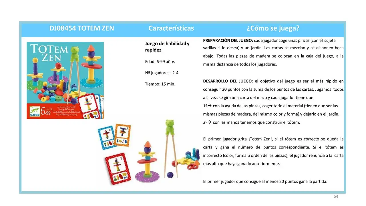 Juego Totem Zen - Imagen 3