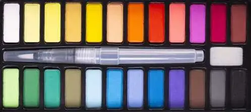 Kit de acuarelas 24 colores