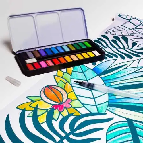 Kit de acuarelas 24 colores - Imagen 3